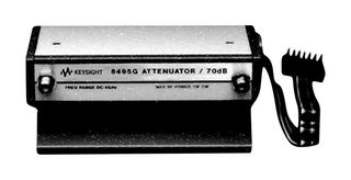 KEYSIGHT TECHNOLOGIES 8495G/-002/-024/-060-AU Test Accessory, 70dB, 24VDC, SMA Jack, Attenuator, 4 GHz, 50 ohm, 1 W