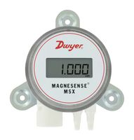 DWYER MSX-W13-PA-LCD Pressure Transmitter, Unidirectional, Differential, Tube, 28 Inch-H2O, 1/8", 3/16", 1/4", 5mm, 6mm