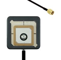 SIRETTA ECHO52/1M/SMAM/S/S/32 Internal Antenna, Stacked Patch, Wide Band, RHCP, SMA Connector, 1.57542GHz, 25dBic