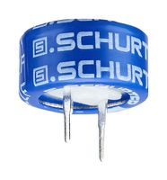 SCHURTER 3-158-696 Supercapacitor, 0.33 F, 5.5 V, Radial Leaded, -20%, +80%, 5 mm