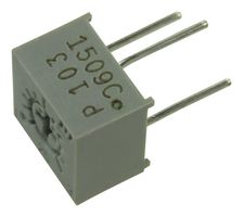 TT ELECTRONICS / BI TECHNOLOGIES 25PR100KLF Trimmer, Single Turn, Cermet, Top Adjust, 100 kohm, Through Hole, 1 Turns