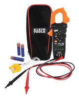 KLEIN TOOLS CL220 Clamp Meter, AC Current, AC/DC Voltage, Continuity, Resistance, Temperature, 400 A, 600 V, 600 V