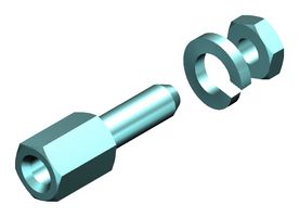 MOLEX / FCT 173112-0102 D Sub Jack Screw, 173112 Series, 8 mm, 4-40 UNC-2A
