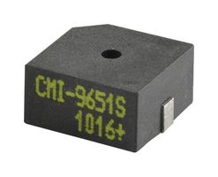SAME SKY CMI-9651S-SMT-TR Magnetic Buzzer Indicator, 90 dB, 2.7 kHz, 7 to 15 V, Surface Mount
