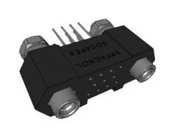 AMPHENOL SOCAPEX HDASE011YD-105LF Pin Header, Board-to-Board, 1.905 mm, 3 Rows, 11 Contacts, HDAS Series