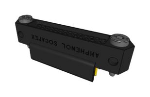 AMPHENOL SOCAPEX HDASF041CA-10C Pin Header, Wire-to-Board, 1.905 mm, 3 Rows, 41 Contacts, Through Hole Straight, HDAS Series
