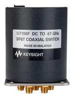 KEYSIGHT TECHNOLOGIES U7106F/-200-AU Electromechanical Switch, SP6T, 1.85mm Coaxial Female, 1.891dB Insertion Loss, 65dB Isolation, 67GHz