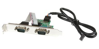 STARTECH ICUSB232INT2 Adapter, USB Motherboard Header to 2 Port Serial RS232, 24" Cable