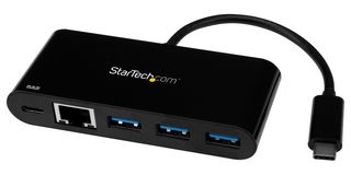 STARTECH US1GC303APD Adapter, USB-C to Ethernet, USB 3.2 x 3, RJ45 x 1, 5Gbps