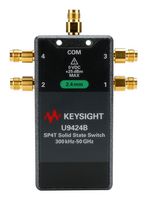 KEYSIGHT TECHNOLOGIES U9424B/-002/-202/-302-AU Solid State Switch, SP4T, 2.4mm Connector, 10.8 dB Insertion Loss, 64 dB Isolation, 50 GHz