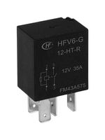HONGFA HFV6-G/12-HT Automotive Relay, 12 VDC, 150 A, SPST, Socket Mount, Quick Connect, HFV6-G Series