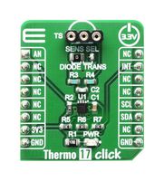MIKROELEKTRONIKA MIKROE-3994 Add-On Board, Thermo 17 Click, MikroE MikroBUS Compatible Development Boards