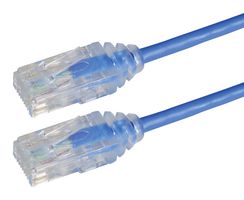 L-COM TRD628ABL-3 Network Cable, RJ45 Plug to RJ45 Plug, 915 mm, 3 ft, Blue, TRD628ABL Series