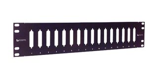 L-COM PR35DS2516B Patch Panel, D Sub Adapter, 16 Ports, 2U