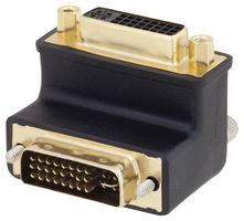L-COM VIC00006 DVI to VGA Audio / Video Adapter, DVI Plug, DVI Receptacle