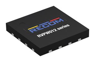 RECOM POWER RVPW012-FJ2-CT PWM Controller, Flyback, Current Mode, 330 to 360kHz, 4V to 80V, -40 to 125°C, QFN-EP-12