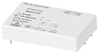 TE CONNECTIVITY - SCHRACK 2045890-8 Safety Relay, 24 VDC, 4PST-2NO, DPST-NC, Through Hole, 6 A, PC Pin