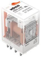WAGO 2585-248 Power Relay, 4CO, 230 V, 5 A, WAGO - 2585 Series, Quick Connect, AC
