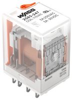 WAGO 2585-247 Power Relay, 4CO, 115 V, 5 A, WAGO - 2585 Series, Quick Connect, AC