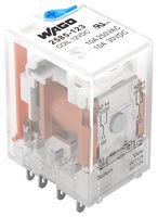 WAGO 2585-123 Power Relay, 2CO, 12 V, 10 A, WAGO - 2585 Series, Quick Connect, DC