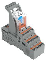 WAGO 2585-344 Power Relay, 4CO, 24 V, 5 A, WAGO - 2585 Series, DIN Rail, DC