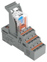 WAGO 2585-343 Power Relay, 4CO, 12 V, 5 A, WAGO - 2585 Series, DIN Rail, DC