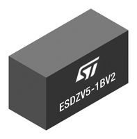 STMICROELECTRONICS ESDZV5-1BV2 ESD Protection Device, Bidirectional, 7 V, ST01005, 2 Pins, 5.5 V