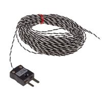 LABFACILITY Z2-J-10M-PLUG IEC Thermocouple, J, -75 °C, 260 °C, 32.8 ft, 10 m