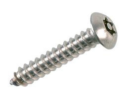 DURATOOL TPTBS4225 Security Screw, Stainless Steel A2, Dome Head Pin Torx, 25 mm, M4.2