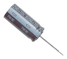 NICHICON UPW0J332MHD Electrolytic Capacitor, 3300 µF, 6.3 V, ± 20%, Radial Leaded, 7000 hours @ 105°C, Polar