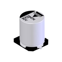 VISHAY MAL228597106E3 Polymer Aluminium Electrolytic Capacitor, Conductive, 100 µF, 50 V, Radial Can - SMD, 0.05 ohm