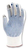 MARIGOLD INDUSTRIAL PICOLON 2DO SIZE 7 Glove, S/Less, 3 Fingers, White, Nylon (Polyamide), Size 7, Knit Wrist