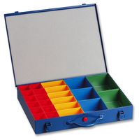 ALLIT EUROPLUS METALL 44/23 Storage Case, Multi-Compartment, Metal, Blue, 265mm, 440mm