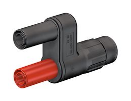 Staubli 67.9536-21 Adaptor, Bnc Plug-2 4mm Skt