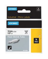 Dymo 18055 Tubing, Heat Shrink, 12mm X 1.5M