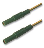 Hirschmann Test And Measurement 934075188 Test Lead, Green, Yellow, 1M, 1Kv, 32A