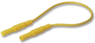 Hirschmann Test And Measurement 934077103 Test Lead, Yellow, 2M, 1Kv, 32A