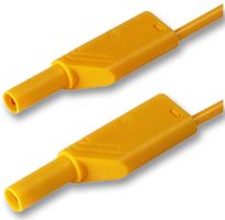 Hirschmann Test And Measurement 934069103 Test Lead, Yellow, 2M, 1Kv, 16A