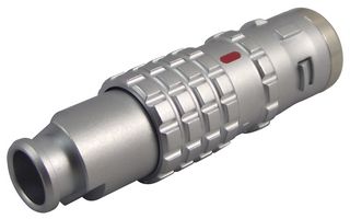 LEMO FGG.0K.304.CLAC45Z Circular Connector, Sealed Circular Connector, 0K Series, Cable Mount Plug, 4 Contacts, Solder Pin