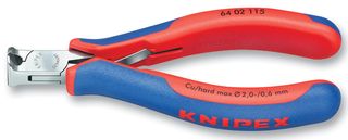 KNIPEX 64 02 115. Cutter, Oblique, 115 mm, End, 2 mm, 56 °
