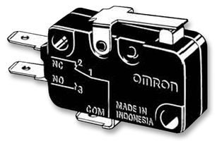 Omron Electronic Components D3V-161-1C5 Microswitch, V3, Short Lever