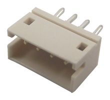 JST / JAPAN SOLDERLESS TERMINALS B4B-ZR(LF)(SN) Pin Header, Top Entry, Wire-to-Board, 1.5 mm, 1 Rows, 4 Contacts, Through Hole, ZH