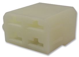 AMP - TE CONNECTIVITY 180900 Connector Housing, FASTIN FASTON, Plug, 4 Ways, 10.8 mm