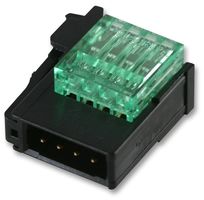 Te Connectivity 4-1473562-3 Plug, Green, 3Pole