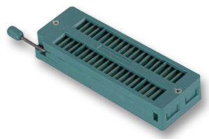 3M 232-1287-00-0602J. IC & Component Socket, 32 Contacts, DIP Socket, 2.54 mm, 11.43 mm, Beryllium Copper