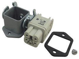 LAPP 10.4225+10.4320 Heavy Duty Connector, EPIC HBS Series, Cable Mount, Receptacle, 4 Contacts, 2 Rows, Socket