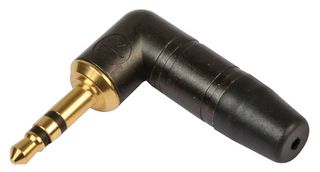 NEUTRIK NTP3RC-B Phone Audio Connector, 3 Contacts, Plug, 3.5 mm, Cable Mount, Gold Plated Contacts, Metal Body