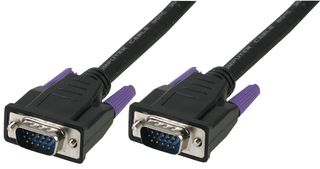 PRO SIGNAL PSG03732 Fully Wired 15 Pin SVGA Male to Male Monitor Lead, 3m Black