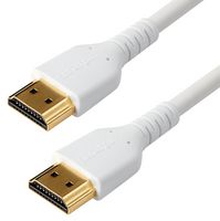 STARTECH RHDMM2MPW Audio / Video Cable Assembly, HDMI Plug, HDMI Plug, 6.56 ft, 2 m, White