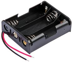 MULTICOMP PRO MP000331 Battery Holder, Wired, 3 x AA
